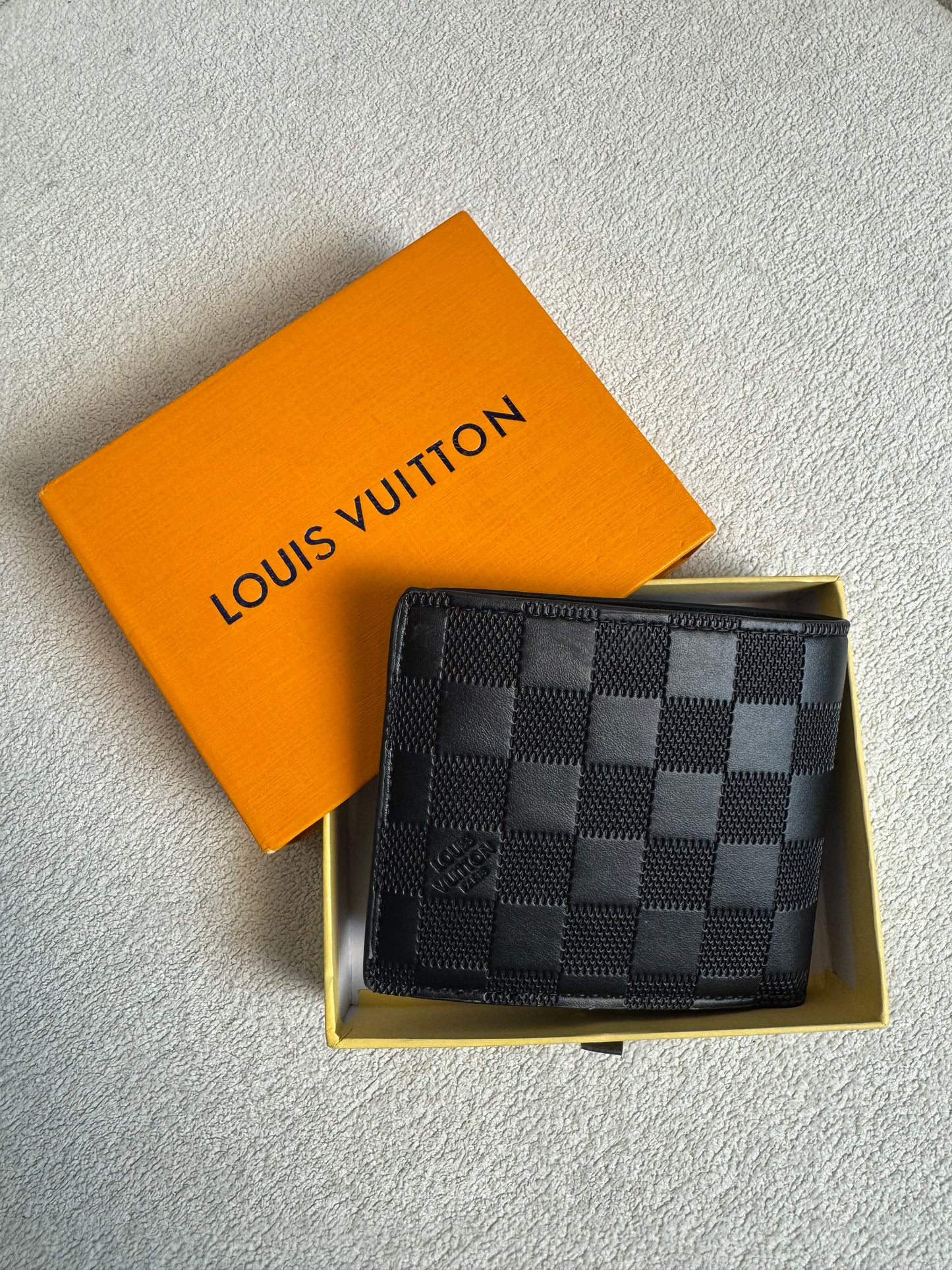 LV Men Wallet Black