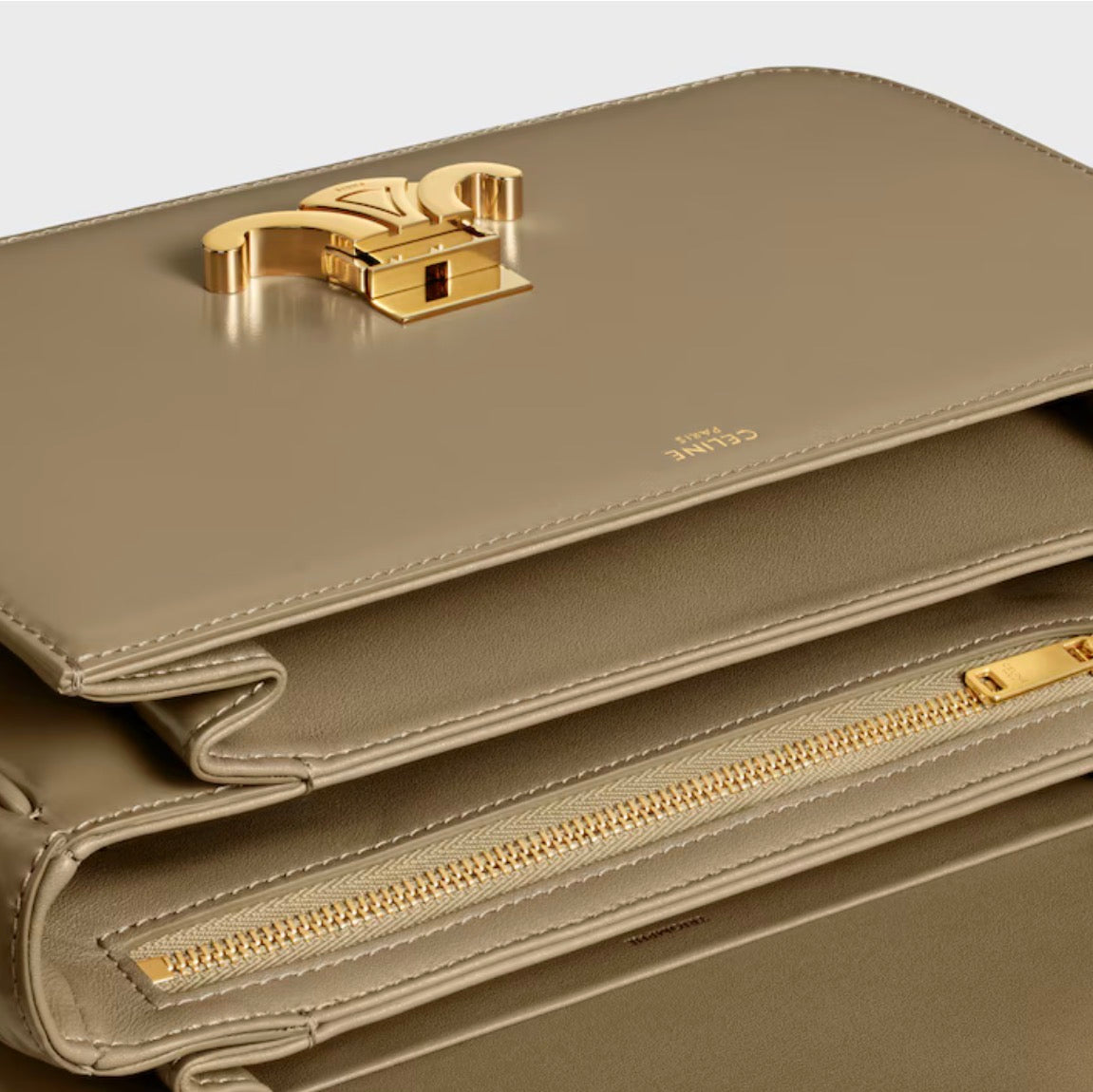 CLASSIQUE TRIOMPHE BAG in shiny calfskin