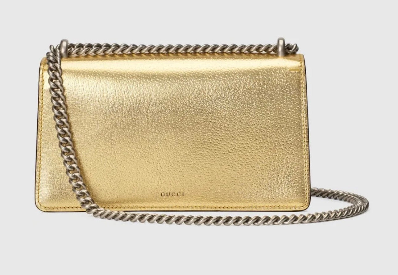 GUCCI Dionysus Mini Gold Bag