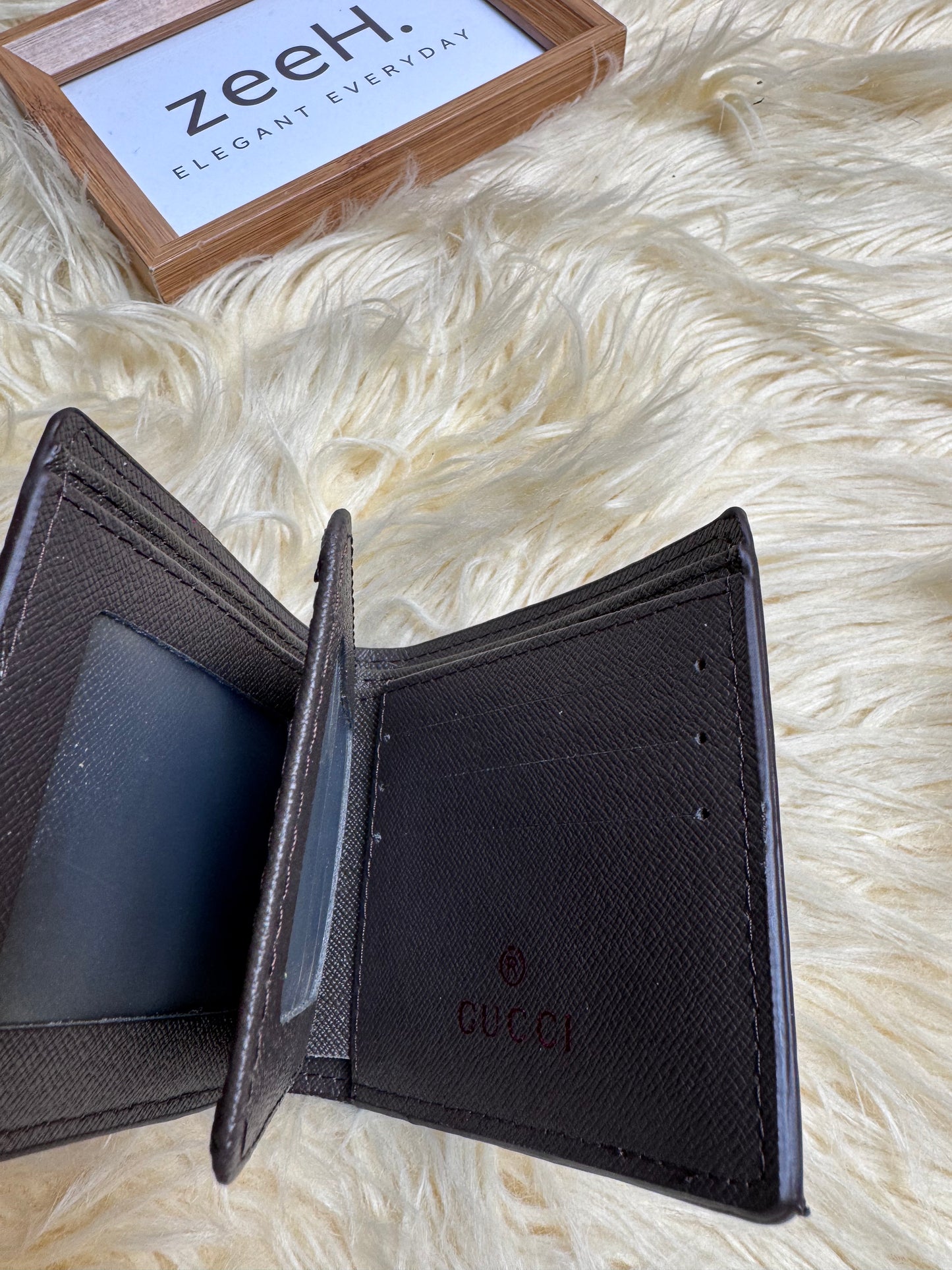 GUCCI MEN BROWN WALLET